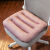 念彩坐垫办公室连体靠垫一体椅子垫电脑椅垫凳靠背懒人屁股垫加厚座垫 紫色-单个 单款42cm(连体款45x90cm)