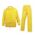 代尔塔（Deltaplus） 雨衣雨裤分体式带帽套装 防风防水防雪 户外工作服 黄色M 407003