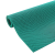 科尔尚 厚4.5mm绿色塑料PVC镂空防滑地垫 0.9m宽X1m长