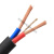 RVV国标3芯护套线1.5 2.5 4 6 16 10平方电缆线户外2心软电线 国标 3X4+2X2.5平方/100米