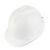 谋福 安全帽  高强度 V型施工工地安全帽 工程/ 领导通用安全帽 白色整箱 