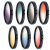 一叶兰 单反相机渐变镜适用于尼康佳能索尼37/43/49/58/67/7782相机圆形摄影滤镜渐变镜 49mm 自由搭配三色下单备注颜色或者联系客服
