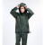 分体绿雨衣橄榄绿户外抢险救援保安制式徒步雨衣 橄绿分体套装有口袋 L