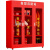 微型消防站全套消防柜展示柜建筑工地器材柜灭火放置箱 2人豪华套餐(含1.6米柜子)