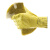 安思尔（Ansell）87-650 黄色带植绒衬里轻型天然橡胶防化学手套大码 1副