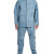 希万辉 加厚牛皮电焊皮衣耐高温大码焊接皮裤   A 天蓝色有内衬全皮上衣+裤子XL XL