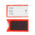 共泰 磁性标签 标示牌物料卡标牌贴磁铁分类牌标签磁吸标识牌 软磁全磁 40*70mm 红色 1个