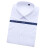 中神盾D9801 男女式短袖衬衫修身韩版职业商务条纹白领条纹衬衣春夏定制（1-9套） 白色平纹 37码