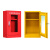 康迪普 微型消防站消防柜工地户外移动应急灭火箱展示柜 款式四 0.9*0..45*1.2 黄色