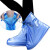 升级版防水层男女雨鞋套加强防雨鞋套 加厚防滑耐磨防尘水鞋套 (防水层)白色 XXXL码(店长45-46)