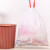 冰禹 BYyc-352 可降解收口穿绳垃圾袋清洁袋塑料袋 白色抽绳45*50cm 15只/卷*4卷