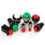 小型按钮开关自锁自复位点动DS-212微型PBS-11按钮圆形红色绿色10 R13-507 红色