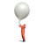 沸耐笙 FNS-19684 探空气象气球【本色】 2000克 1件