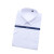 中神盾D9801 男女式短袖衬衫修身韩版职业商务条纹白领条纹衬衣春夏定制（1-9套） 白色平纹 37码