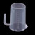 比鹤迖 BHD-6694 实验室塑料量杯 直柄烧杯(无盖)500ml 5个