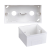 联塑阻燃PVC86型通用接线盒家用开关盒子插座盒明装线槽盒单双盒 联塑172*86*46明装线槽盒