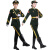 护卫队礼服班仪仗队服装高中学生升旗手升旗仪式演出服装 白色罗尔尼三大杠款三件套 男155