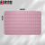集华世 卫生间浴室防水防滑淋浴镂空地垫【粉色90*120cm】JHS-0014