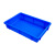 储物盒塑料方盘塑胶浅盘收纳箱箱长方形白色盆周转零件盒托盘胶箱 6#方盘-蓝610*420*95MM