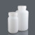 定制塑料瓶大容量大小口试剂瓶广口黑色棕色避光瓶HDPE白色样品 棕大口5L
