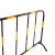 市政防护防撞栏铁马护栏交通道路马路公路基坑隔离栏临时施工围栏 加长黄黑不带板