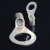 OT冷压端子压线鼻接线耳螺栓压线环圆形铜接头压线头镀银O型端头 OT1.5-5(1000只)