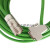 SEW13324535信号线编码器信号反馈电缆连接线长度可定制电缆线 绿色 x 20m 国产线进口接头