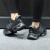 阿迪达斯（adidas）跑步鞋男鞋女鞋2024春季新款运动鞋Climacool清风透气低帮休闲鞋 IE7709/黑武士 40.5码