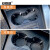 安赛瑞 汽车水杯垫 车用储物槽 2个装 通用圆形防滑垫 可拆卸式汽车杯垫 黑色 710783
