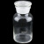 钢骑士 玻璃广口瓶 加厚密封大口试剂瓶玻璃药棉酒精瓶 透明500ml 