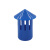 新款中央空调排水管透气帽25冷凝水管PVC排气冒吊码吊杆插卡通气 25空调透气帽蓝色2200个