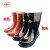 双安25kv绝缘靴高压电工带电作业用安全雨胶鞋防滑砖红色 41