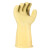 耐酸碱橡胶手套工业化工手套加长加厚耐用耐磨耐腐蚀乳胶塑胶皮防水防油劳保 黑色加厚（31cm）