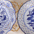 新中式梅花形水果盘家居软装饰品电视柜博古架精致陶瓷摆件水果盘 B款中