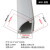 艾思欧 PVC墙角线槽 明装直角隐形阴角三角扇形走线槽 灰色滑盖款宽2.4cm 1米/根【一根装】 ASOL0022