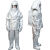 劳卫士 LWS-008分体消防隔热服 带背囊 耐磨耐折可防热500℃ 银色 2 