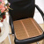 猫喜花夏季凉坐垫办公室坐垫子电脑椅子汽车坐垫沙发垫子凉席 木纹竹席坐垫 40*40cm