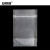 安赛瑞 实验室样品袋 透明自立自封袋（100个装）PET密封袋封口袋拉骨袋自立包装袋 9×13+3cm 601082