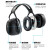 3M耳罩X5A 专业防噪音隔音降噪耳罩机场射击工业 1副装