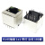 RJ45插座网络接口RJ11 8P8C 1x1 1x2 1x4 1x8 2x4 2x8 带灯百千兆 RJ45 1x1 带灯 立式 180度