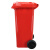 盛方拓 红色120L 加厚户外桶 商用大号物业环卫翻盖垃圾桶 可定制	