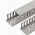 精邦 PVC线槽配电柜箱走线槽明装塑料工业阻燃线槽电线明线线槽理线器 40*40  2米
