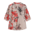 恒源祥（HYX）中年夏装七分袖上衣洋气衬衫女春夏打底衫雪纺T恤小衫 红色 XL (参考90-105斤)