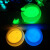 爱克苏（AIKUSU）高亮荧光涂料彩漆水性活动彩绘夜光颜料夜光漆酒吧公益活动 黄绿 35克