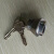 日本进口美和13LA执手门锁用U9锁芯 锁头 锁胆 MIWA 01门锁芯 拉丝不锈钢 &gt55mm  通用型 带钥匙