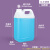佳叶4L方桶-半透明色配透气盖塑料桶新加厚款化学试剂桶防胀气专用桶 S