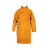 纯牛皮电焊工作服防烫耐磨耐高温阻燃焊工围裙长袖软皮衣 桔色高领120CM长款 XXL