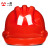 一盾免费印字  国标加厚安全帽工地男领导施工建筑工程头盔定制LOGO印字 红色 三筋透气ABS