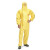 杜邦(DU PONT)Tychem2000 C级带帽连体防护服工业耐化学耐腐蚀酸碱隔离衣 黄色 XXXL