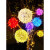 定制适用挂树藤球灯户外防水led灯串街道亮化创意满天星圆球铜线装饰彩灯 藤球灯 黄色40厘米 黄光I